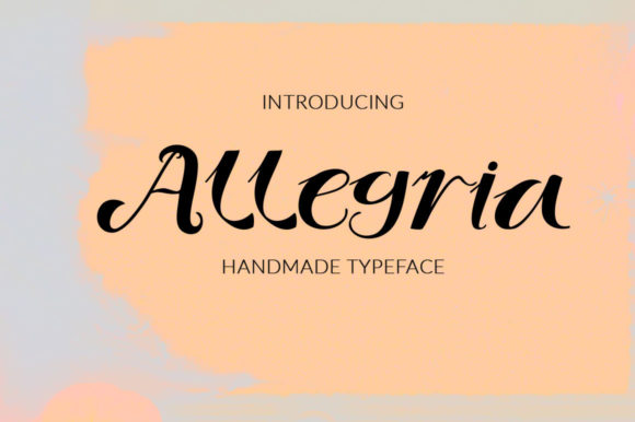 Allegria: The Perfect Script Font for Romantic Web Design