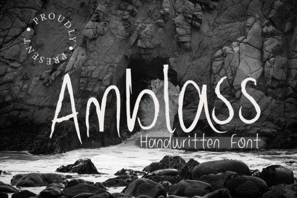 Amblass: A Brushed Handwritten Typeface for Modern Web Design