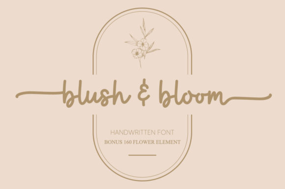 Blush Bloom: A Refined Script Font for Digital Branding