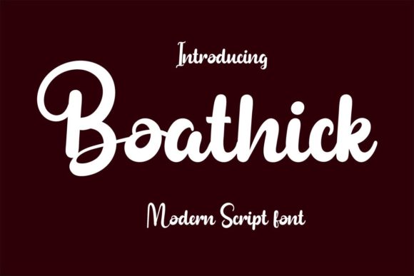Boathick: A Handwritten Font That Fits Real Campaign Workflows