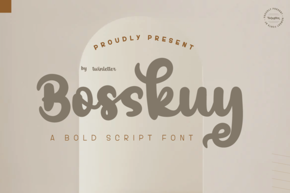 Bosskuy: A Bold Handwritten Font for Real Business Branding