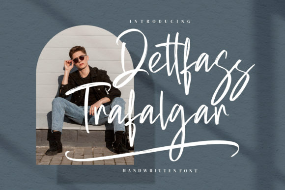 Dettfass Trafalgar: A Luxe Script Typeface for Digital Branding