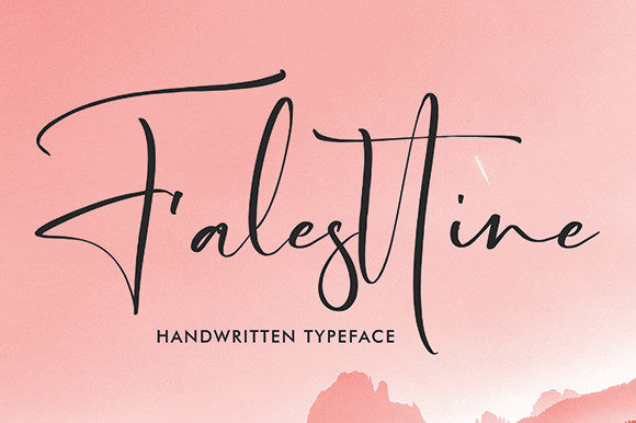 Fallestine: A Romantic Script Font for Authentic Branding