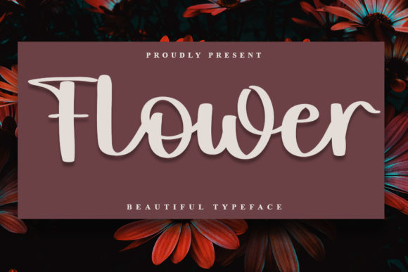 Flower Typeface: A Sweet Handwritten Font for Digital Branding