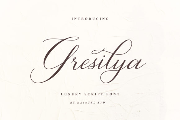 Gresilya: A Refined Script Font for Elegant Brand Identity