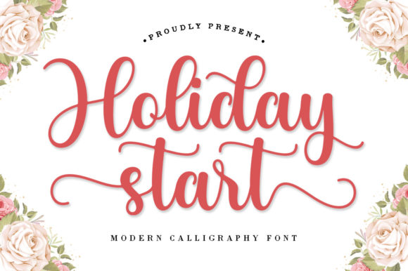 Holiday Start: A Stylish Script Typeface for Digital Branding