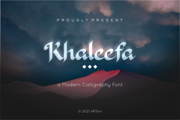 Khaleefa: A Timeless Script Font for Confident Digital Branding