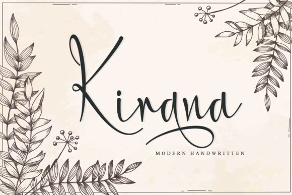 Kirana Typeface Review: A Delicate Script for Modern Branding