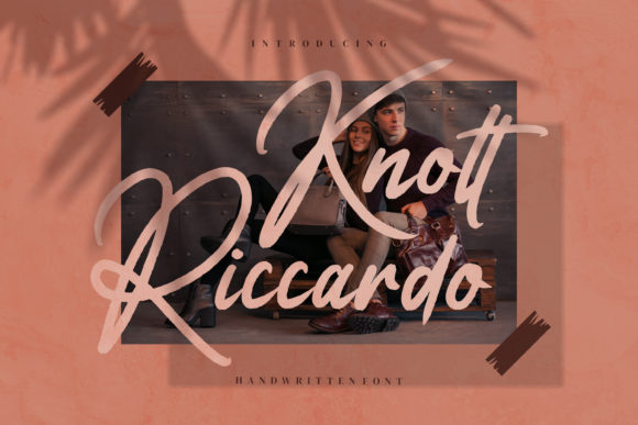 Knott Riccardo: A Handwritten Font That Earns Attention—Not Just Decor