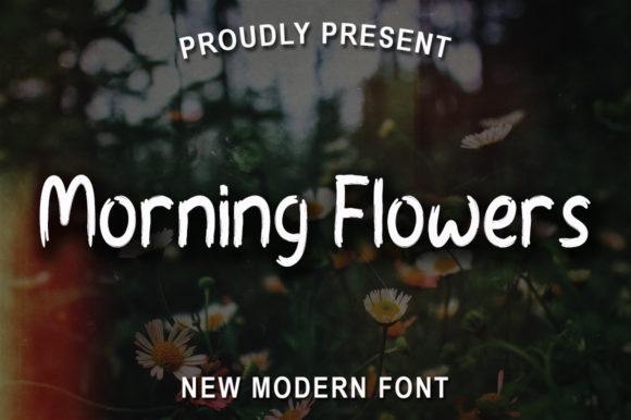 Morning Flowers Font for Web Design