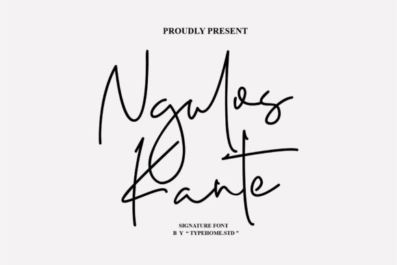 Ngulos Kante: The Perfect Script Font for Handmade Branding