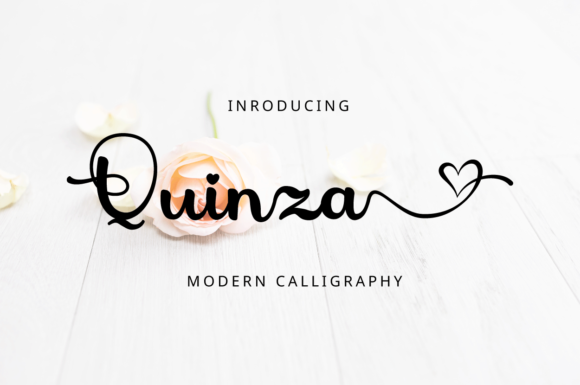 Quinza: A Romantic Script Font That Elevates Your Brand