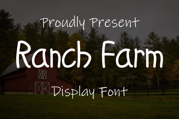 Ranch Farm Script Font for Handmade Creations