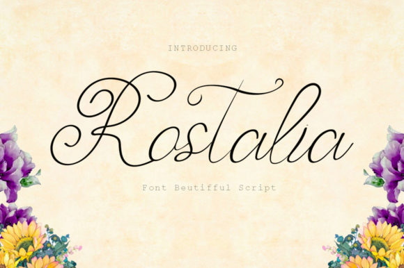 Rostalia: A Delicate Script Font for Polished Branding