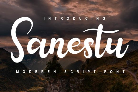 Sanestu: A Handwritten Font That Feels Like a Thoughtful Pause