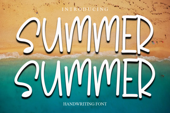 Summer Summer: A Playful Handwritten Font for Digital Brands
