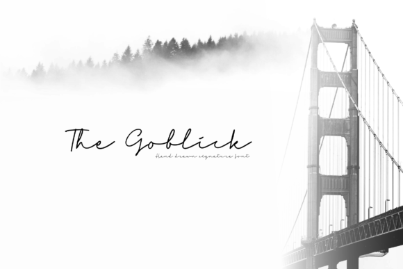 The Goblick: A Script Font for Modern Branding