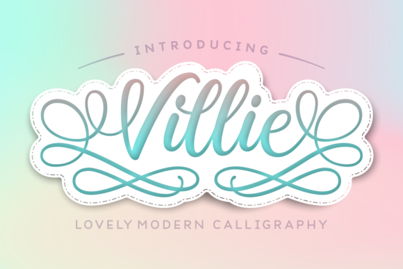 Villie: A Graceful Script Font for Campaign Headlines