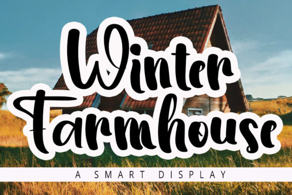 Winter Farmhouse: A Playful Handwritten Font for Digital Branding