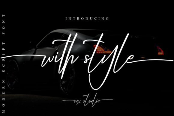 With Style: A Handwritten Font That Elevates Your Brand